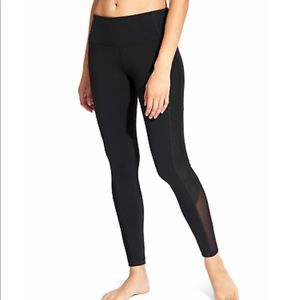 Athleta Mesh Tux Chaturanga Leggings In Black